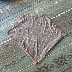 ibex wool poncho